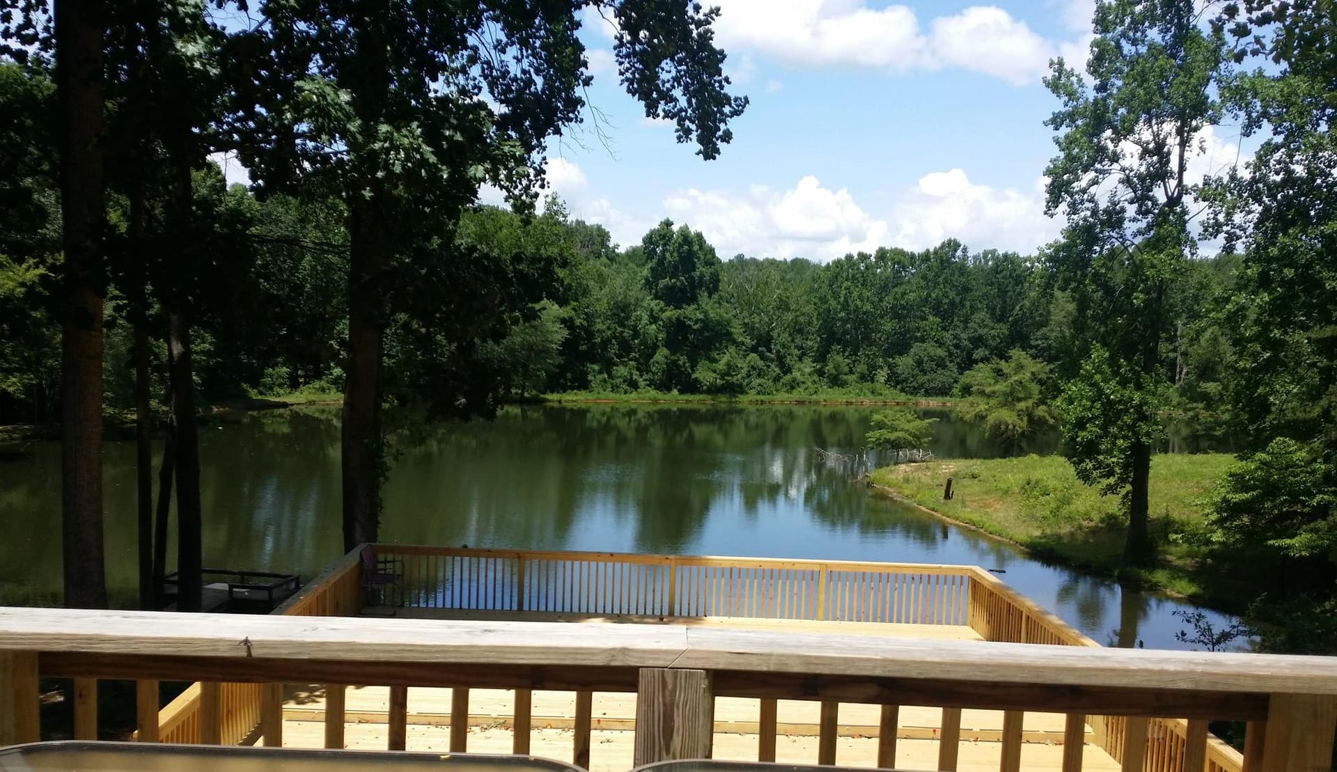 Lakeside setting